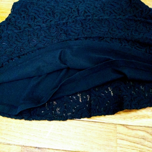 Express Lace Mini Skirt Size 00 - Picture 7 of 8